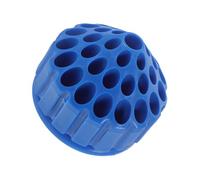 NUOBESTY Scatola Portaoggetti Rotante per Punte Trapano e Levigatrice Custodia in Plastica Durevole Organizer Compatto per Attrezzi Manicure e Lavori di Precisione Colore Blu