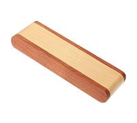 NUOBESTY Scatola Portapenne in Legno Singolo Con Supporto Ruotante Custodia Rigida Resistente e Leggera Organizer Portatile Per Penne Da Regalo e Esposizione Per Casa Ufficio Festa