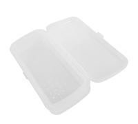 NUOBESTY Scatola Sterilizzatrice per Strumenti per Unghie con Doppio Scomparto Contenitore Trasparente per Ammollo e Pulizia Professionale Custodia Portatile per Manicure Art Adatta a