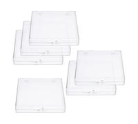 NUOBESTY Scatola Trasparente per Esemplari di Farfalle con Cerniera Contenitore in Plastica per Conservazione e Esposizione di 6 Farfalle Custodia Portatile per Ricordi e Collezioni