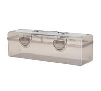 NUOBESTY Scatola Trasparente per Organizzazione Strumenti Artistici e Cucito, Grande Capacità, Facile da Trasportare, Rettangolare in Plastica per Progetti Creativi