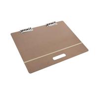NUOBESTY Scheda di Schizzi Che pianifica a Mano Scheda di redazione Portatile Tavolo da Disegno in Legno Lavagna per disegnare Graffiti tavola di Legno dell'artista Ferro Beige