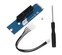 NUOBESTY Scheda Riser Da Pci Adattatore Per Ssd Ngff Slot Pci-e Moltiplicatore Per Unità Stato Solido Componente Per Computer Cavo Di Alimentazione