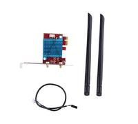 NUOBESTY Scheda Wireless Ngff Scheda Doppia Antenna Adattatore Wireless Per Desktop Sostituzione Conversione Wifi