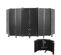NUOBESTY Scherma Di Isolamento Per Microfono Schermo Isolante Pieghevole Per Microfono Attrezzatura Da Studio Per Registrazione in Studio