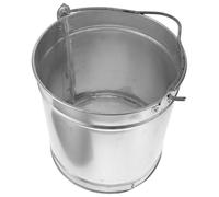 NUOBESTY Secchio per Cenere in Ferro da Giardino per Stufa e Barbecue Contenitore in Metallo Portatile per Carbone e Rifiuti Contenitore Resistente alle Alte Temperature per Uso Esterno