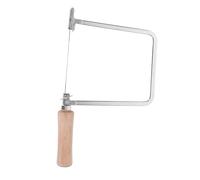 NUOBESTY Seghetto da Traforo Forma U con in Mini Seghetto Manuale Ergonomico per Taglio Curvo e Plastica Strumento Versatile per Falegnameria e Gioielleria