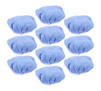 NUOBESTY Set 10 Pezzi Tamponi Applicatori per Lucidatura Auto in Microfibra 9-10 Pollici Copertura Elastica per Cofani Lucidatrice Veicoli Protezione Antigraffio e Alta Ritenzione Cera