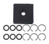 NUOBESTY Set 13 Pezzi Anelli di Fissaggio e Clip con o-Ring 3/8 per Chiavi a Percussione Utensile di Installazione per Riparazione Chiave Pneumatica e a Batteria Accessori per
