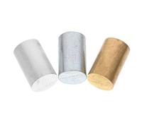 NUOBESTY Set 3 Cilindri di Metallo per Esperimenti di Densità in Rame, Ferro e Alluminio, Strumenti Didattici per Laboratori Scolastici e Indagini Scientifiche