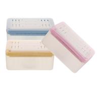NUOBESTY Set 3 Pezzi Portasapone con Rulli Contenitore per Saponetta con Drenaggio Rapido e Molle Scatola Sapone Leggera per Bagno e Cucina Supporto Salvaspazio per Accessori Bagno