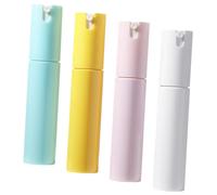 NUOBESTY Set 4 Pezzi Flaconi Spray da Viaggio 30Ml Bottiglie Erogatrici Ricaricabili Trasparenti per Cosmetici e Lozioni Pratiche Bottiglie Vuote per Campioni Adatte a Viaggi e Uso