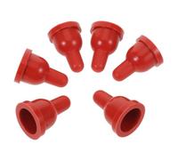 NUOBESTY Set 6 Pezzi Capezzoli in Gomma Morbida per Capretti e Agnelli - Tettarella Sostitutiva per Allattamento Bestiame, Resistente ai Morsi e Facile da Pulire, Adatto per Uso in