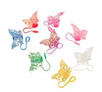 NUOBESTY Set 8 Pezzi Tappi in Silicone per Cannucce 10mm Farfalla Decorativa, Copertura Antipolvere Riutilizzabile per Bicchieri e Bottiglie, Accessori per Feste e Uso All’aperto