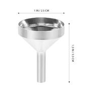 NUOBESTY Set da 12 Mini Imbuti in Metallo Argento per Riempimento Profumi e Spezie, con 2 Contagocce 3ml, Accessori per Laboratorio e Cucina, Versamento Preciso per Flaconi a Collo