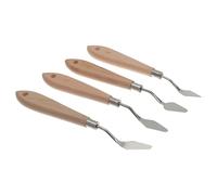 NUOBESTY Set Da 4 Pezzi olio d'artista raschietto miscelatore per verniciatura accessori pittura accessori per dipingere abito strumento di pittura tavolozza a spatola Guazzo