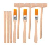 NUOBESTY Set di 3 strumenti per la tomba dei dinosauri, kit scientifico, con martello di legno, scalpello cavo, spazzola per bambini