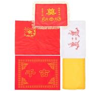 NUOBESTY Set di Coperture per Urna Funeraria Copertura per Bara per Funerale Accessori Funebri Completi per Cerimonie al Chiuso e all’Aperto Confezione da 5 Pezzi