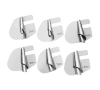 NUOBESTY Set di Piedini per Macchina da Cucire - 6 Piedini Premistoffa per Orlare con Bordatore per Orlare Facilmente - Accessorio Universale per Cucire