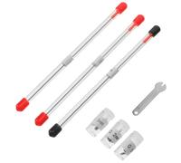 NUOBESTY Set Ugelli e Aghi per Aerografo 0,2/0,3/0,5 Mm Tappi di Ricambio e Custodia Portatile, Kit Professionale per Verniciatura a Spruzzo e Accessori Modellismo per Hobby e Artisti