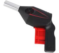 NUOBESTY Soffiatore Manuale Portatile per Barbecue all Aperto in Abs Nero, Ventilatore per Barbecue e Campeggio, Accessorio Pratico per Accendere Fuoco