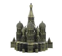 NUOBESTY Souvenir Turistico Cremlino Russo, Decorazione Architettonica da Scrivania, Statuetta Antica per Casa e Ufficio, Ornamento da Tavolo per Collezionisti e Viaggiatori