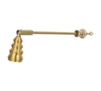 NUOBESTY Spegnicandele Estintore Vintage in Alluminio con Manico, Accessorio per Candele Profumate e Aromatiche, Strumento Sicuro per Spegnere Candele a Colonna e Lumini,