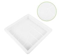 NUOBESTY Stampo per Pavimentazione in Plastica Effetto Pietra Antiscivolo per Vialetti e Cortili Forma per Cemento Te Stampo per Lastre Camminamento Giardino Resistente e Riutilizzabile