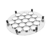 NUOBESTY Stampo per Ravioli e Gnocchi in Alluminio Utensile Manuale Multiuso per Ravioli Wonton e Dumpling Superficie Antiaderente per Facile Pulizia e Uso Rapido Casa