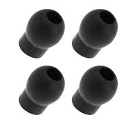 NUOBESTY Stethoscope Ear Tips PVC Accessories, Nero 4 Pezzi, 5-6 mm, Portatili e Facili da Indossare, per Stethoscope Earpieces in Clinica