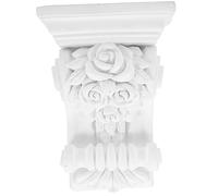 NUOBESTY Stigma scolpito in stile europeo arredamento dell'appartamento mensole romane mensole del soffitto Decorazione domestica staffa angolare decorativa mensoloni decorativi Poliuretano