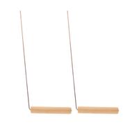 NUOBESTY Strumento di divinazione in rame, 2 pezzi, resistente, per radiestesia all’aperto e individuazione di oggetti smarriti