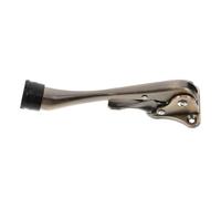 NUOBESTY Supporto Fermaporta Alto a Pedale Automatico in Ottone Verde Antico, Fermaporta Pavimento Funzione Anticollisione Invisibile e Dispositivo di Mantenimento Porta Aperta per Uso