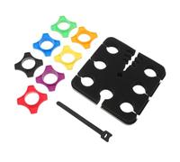 NUOBESTY Supporto Microfoni da Tavolo in Metallo per Microfoni Organizer Espandibile e Stabile per Microfono Cablato e Wireless Supporto Clamp Karaoke e Performance