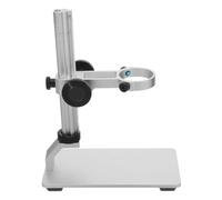 NUOBESTY Supporto per Microscopio Foro Interno da 35 Mm in Metallo, Base Regolabile in Altezza, Supporto da Tavolo per Microscopi Stereo e Digitali, per Laboratori Scientifici e Didattica