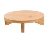 NUOBESTY Supporto per Piante per Bonsai e Succulente in Legno Elegante Vassoio Integrato Che Previene Le Macchie d'Acqua in Soggiorni e Balconi