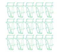NUOBESTY Supporto Rete per Bottiglia di Flebo 30 Pezzi 500ml in Plastica Verde, Accessorio Riutilizzabile per Personale Sanitario in Ospedale