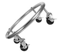 NUOBESTY Supporto Ruote Gas Bombola per Inossidabile Mobile e in da con Gomma, Base Stabile e Facile Mantenere per Bombole di Gas Industriali