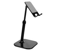 NUOBESTY Supporto Telescopico Regolabile per Smartphone e Tablet Porta Tavolo Stabile e Compatto Stand per Dispositivi Mobili per Streaming e Visione Video