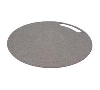 NUOBESTY Tagliere Cucina Rotondo in Plastica Effetto Marmo Antiscivolo per Appendere per Frutta Verdura e Pane Superficie Liscia e Design Elegante