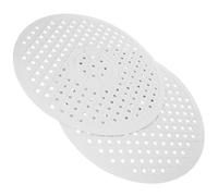 NUOBESTY Tappetini per Lavello da Cucina in Silicone Rotondi da 12 Pollici Set da 2 Superficie Cava Drenante per Asciugatura Piatti in Lavello