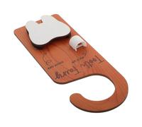 NUOBESTY Targa Porta Fatina dei Denti in Legno per Cameretta Marrone | Decorazione Versatile, Design Incantato, Superficie Liscia, per Bambine Nelle Stanze dei Piccoli