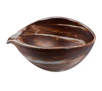 NUOBESTY Tazza da Tè Decorativa in Ceramica Vintage Beccuccio Contenitore Erogatore da Tè Comodo e Resistente e Riunioni tra Amici Stile Retrò Matcha