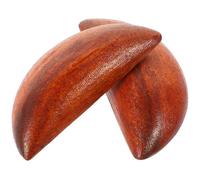 NUOBESTY Tazze Sacre in Legno di Albicocco per Divinazione Taoista Coppia Media Leggera per Rituali e Decorazioni Spirituali Hippy Strumenti per Sacrifici e Ornamenti per Casa e Tempio