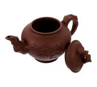 NUOBESTY Teiera Kung Fu in Argilla Viola Yixing Bollitore per Tè Resistente al Calore Grande Capacità per Uso Domestico Superficie Liscia e Design Artigianale per Cerimonie del Tè e