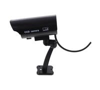 NUOBESTY Telecamera Finta Cctv da Esterno Nera in ABS Staffa e Viti