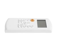 NUOBESTY Telecomando per Condizionatore Bianco in Plastica con Display Lcd Preprogrammato, Compatibile con Split Ac, per Uso Domestico e Camera da Letto
