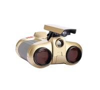 NUOBESTY Telescopio Binoculare 4x30 Luce Pop-up per Bambini e Adulti, Cannocchiale Notturno Pieghevole Laccetto, per Concerti, Escursioni e Osservazioni All’aperto senza Batterie,