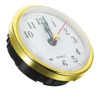 NUOBESTY Testa dell'orologio meccanismo di Sostituzione dell'orologio Inserto Orologio Fai da Te per Testa di Orologio intarsiata Rotonda componenti del Movimento dell'orologio da Parete