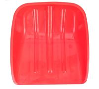 NUOBESTY Testa di Pala di Plastica Spessa 40X35 CM Rossa Pala da Neve Multiuso per Giardinaggio Rimozione Fango e Distribuzione Mangime Pollame
